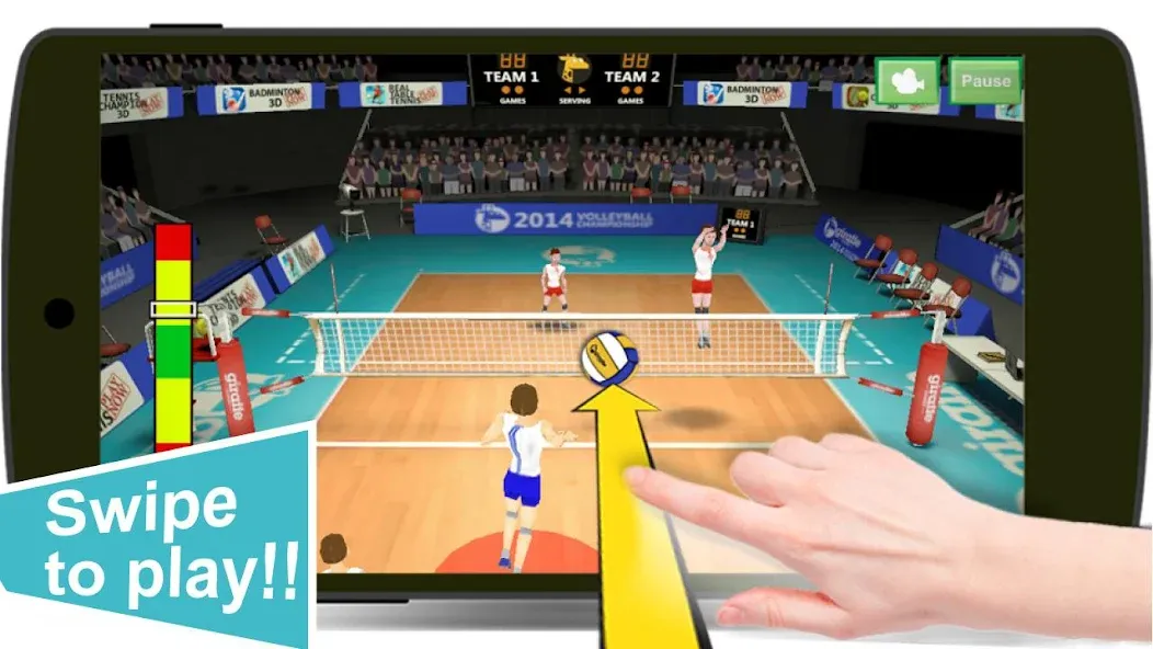 Volleyball Champions 3D - Onli  [МОД Mega Pack] Screenshot 2