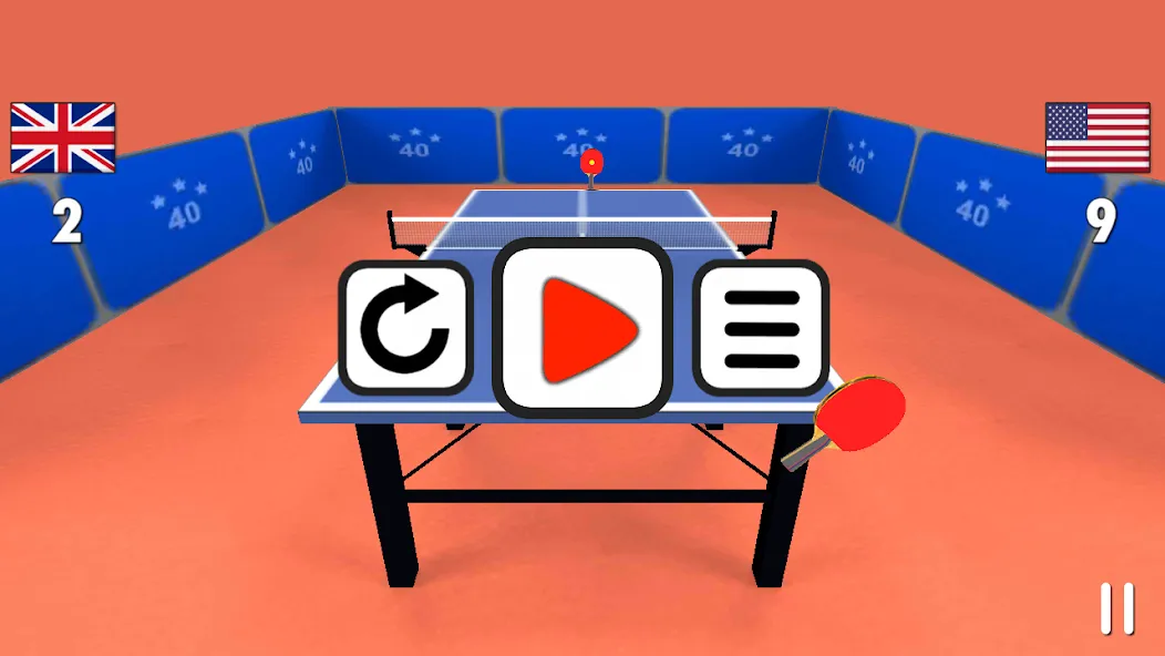 Table Tennis 3D  [МОД Mega Pack] Screenshot 4