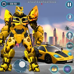 Взлом Flying Robot Transforming Game  [МОД Бесконечные монеты] - последняя версия apk на Андроид