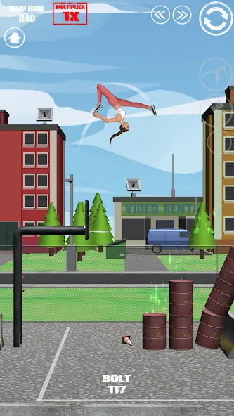 SWAGFLIP - Parkour Origins (СВАГФЛИП)  [МОД Бесконечные монеты] Screenshot 3