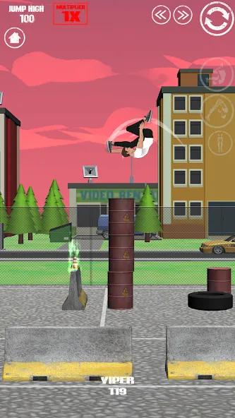 SWAGFLIP - Parkour Origins (СВАГФЛИП)  [МОД Бесконечные монеты] Screenshot 4