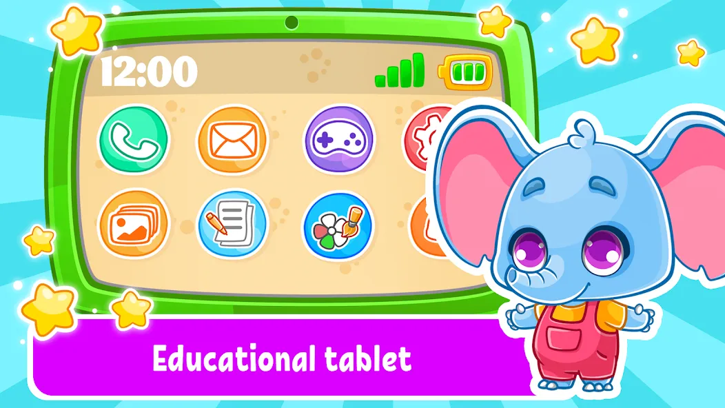 Babyphone & tablet: baby games  [МОД Бесконечные деньги] Screenshot 1