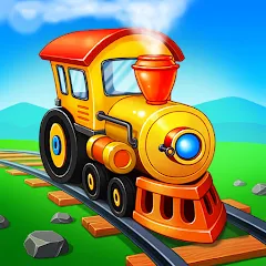 Скачать взломанную Train Games for Kids: station  [МОД Mega Pack] - полная версия apk на Андроид