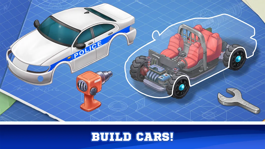 Kids Cars Games build a truck  [МОД Много монет] Screenshot 2