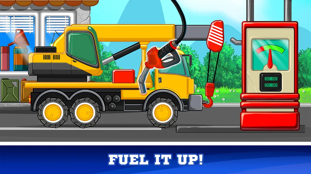 Kids Cars Games build a truck  [МОД Много монет] Screenshot 4