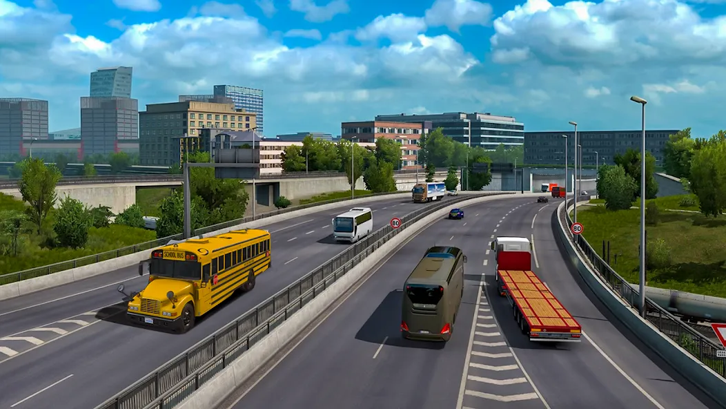 School Bus Transport Simulator (Школьный Автобусный Транспортный Симулятор)  [МОД Unlocked] Screenshot 4