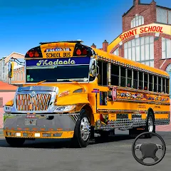 Взлом School Bus Transport Simulator (Школьный Автобусный Транспортный Симулятор)  [МОД Unlocked] - последняя версия apk на Андроид