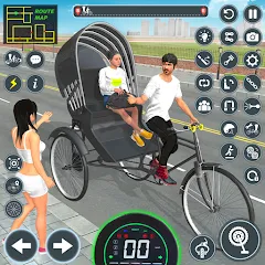 Взлом BMX Cycle Games 3D Cycle Race (игры на велосипеде 3D гонка)  [МОД Unlimited Money] - стабильная версия apk на Андроид