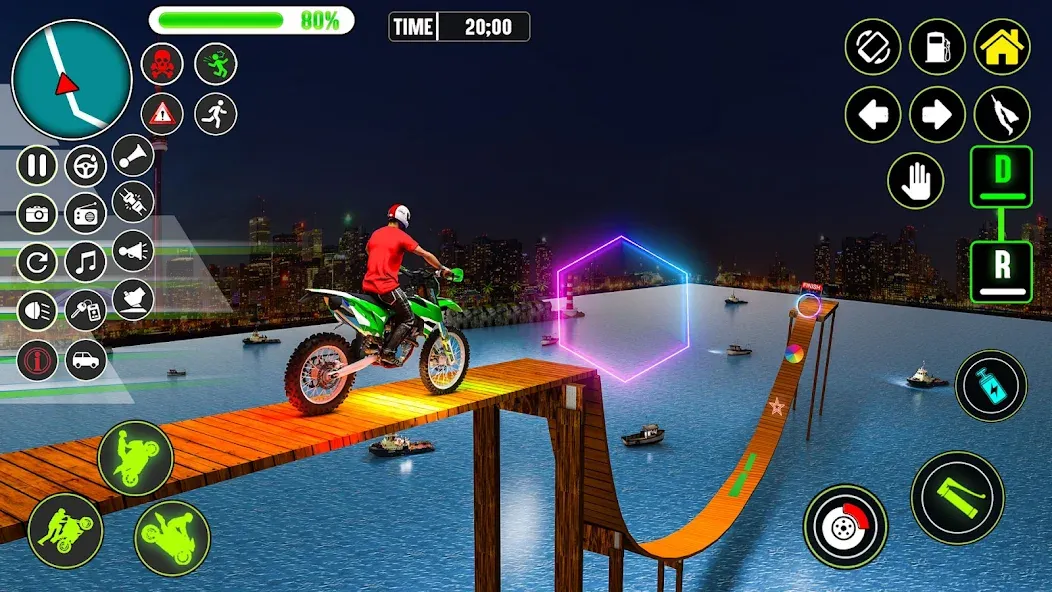 GT Bike Racing Game Moto Stunt (ДжиТи Байк Рейсинг Гейм Мото Стант)  [МОД Unlimited Money] Screenshot 4