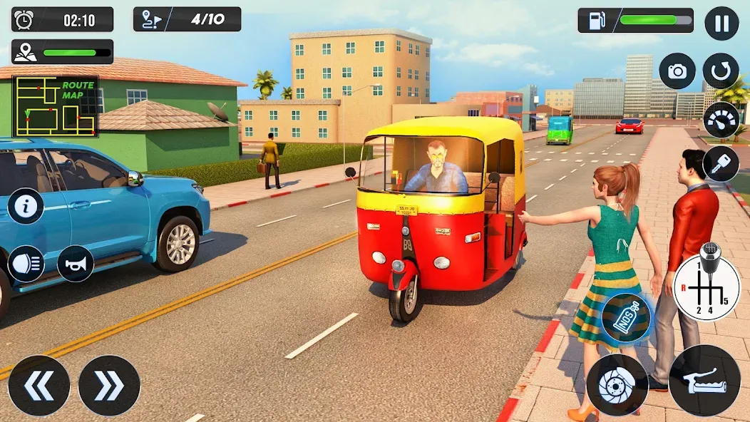 Tuk Tuk Auto Driving Games 3D  [МОД Menu] Screenshot 3