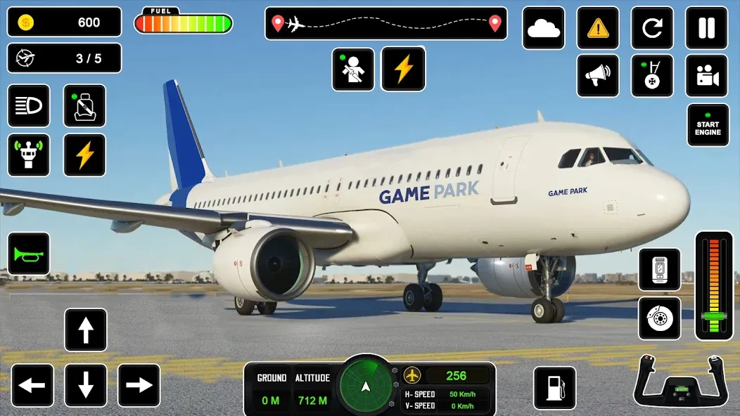 Pilot Simulator: Airplane Game  [МОД Меню] Screenshot 1