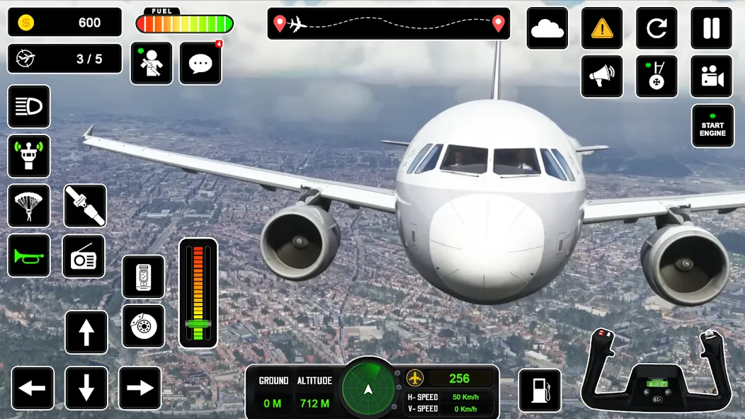 Pilot Simulator: Airplane Game  [МОД Меню] Screenshot 2