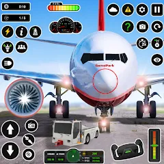 Взломанная Pilot Simulator: Airplane Game  [МОД Меню] - стабильная версия apk на Андроид