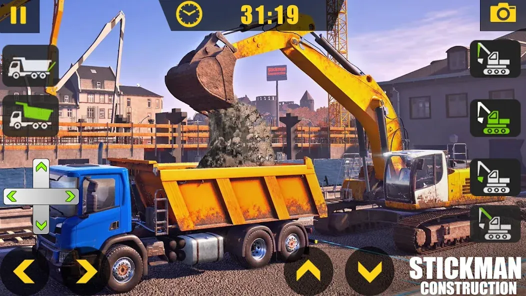 Builder City Construction Game (ткман Городское Строительство)  [МОД Много денег] Screenshot 5