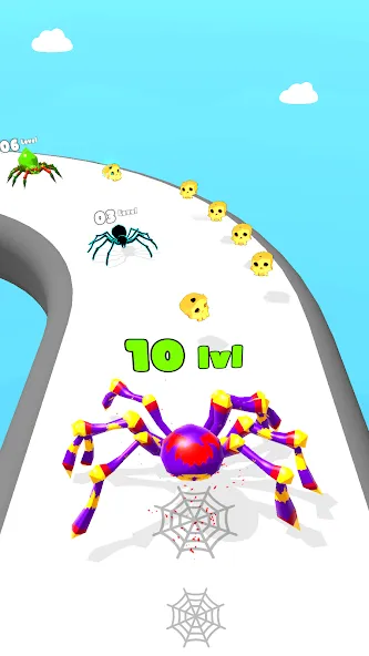 Insect Run - Spider Evolution (Инсект Эволюшн Ран)  [МОД Меню] Screenshot 2