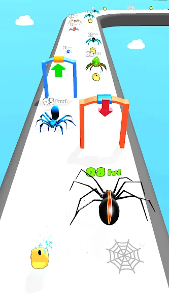 Insect Run - Spider Evolution (Инсект Эволюшн Ран)  [МОД Меню] Screenshot 5