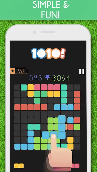 1010! Block Puzzle Game  [МОД Много денег] Screenshot 4