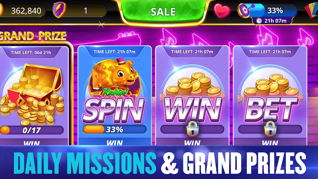 Hard Rock Jackpot Casino (Хард Рок Джекпот Казино)  [МОД Много денег] Screenshot 3