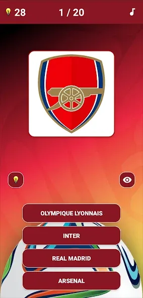 Guess the Soccer Logo Quiz  [МОД Много монет] Screenshot 1