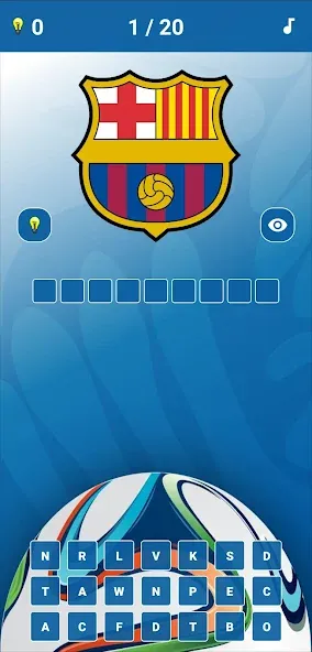 Soccer Clubs Logo Quiz  [МОД Unlimited Money] Screenshot 1