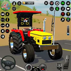 Взломанная Real Farmer Tractor Drive Game (Фармер Трактор 3Д Фермерские Игры)  [МОД Все открыто] - полная версия apk на Андроид