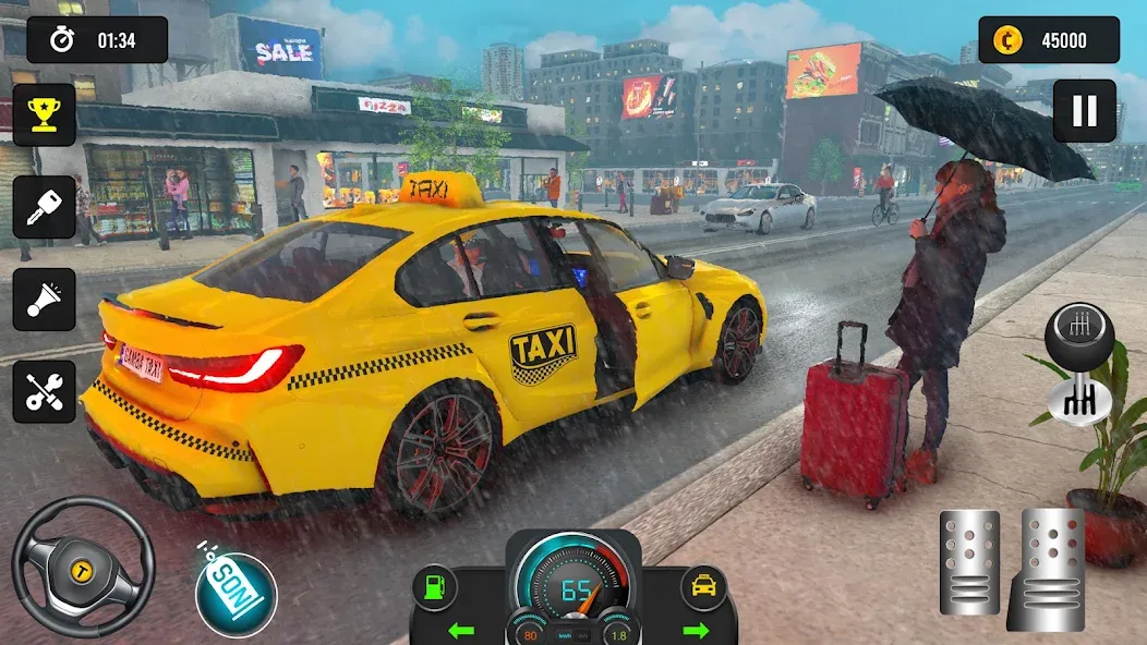 Taxi Simulator 3d Taxi Driver  [МОД Menu] Screenshot 2