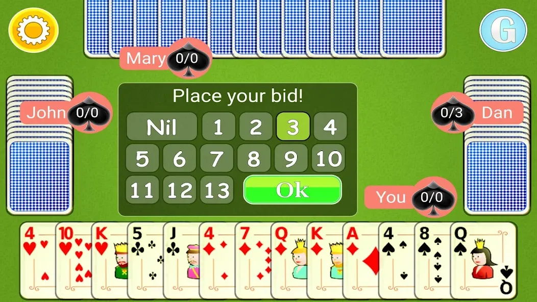 Spades Mobile  [МОД Mega Pack] Screenshot 2