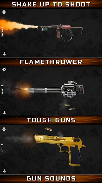 Gun Simulator : Tough Guns  [МОД Много денег] Screenshot 1