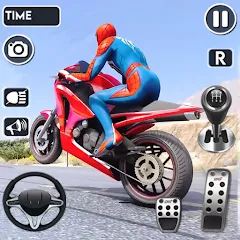 Взломанная Spider Bike Stunt 3D Mega Ramp  [МОД Бесконечные деньги] - последняя версия apk на Андроид