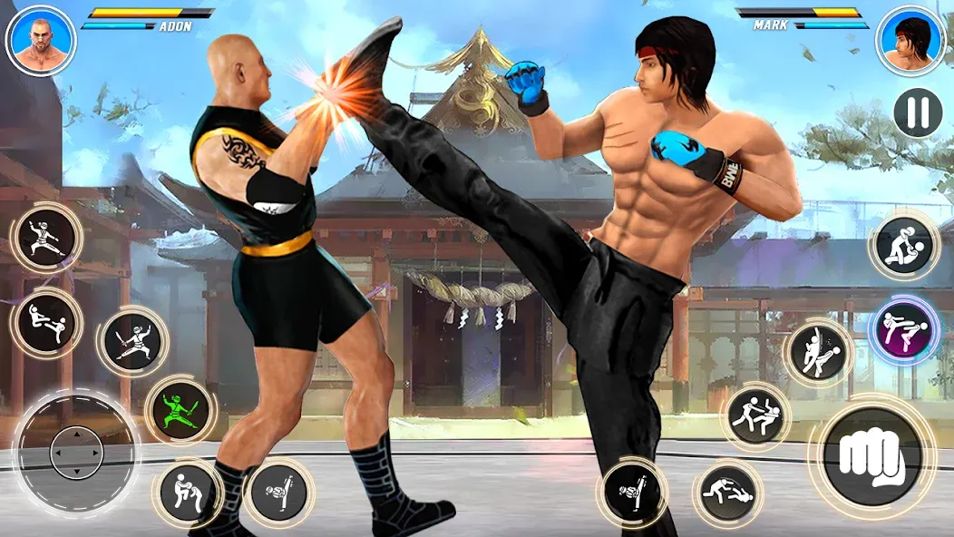 Kung Fu karate: Fighting Games  [МОД Mega Pack] Screenshot 3