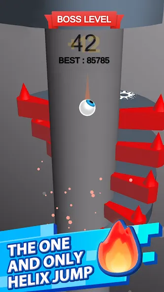 Helix Jump (Хеликс Джамп)  [МОД Menu] Screenshot 1