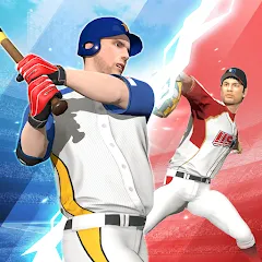 Взломанная Baseball Play: Real-time PVP (Бейсбольная игра)  [МОД Mega Pack] - полная версия apk на Андроид