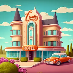 Скачать взлом Merge Hotel: Family Story Game (Мердж Отель)  [МОД Unlocked] - полная версия apk на Андроид