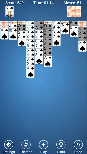 Spider Solitaire  [МОД Бесконечные монеты] Screenshot 5