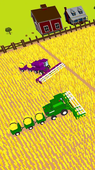 Harvest.io – 3D Farming Arcade  [МОД Много монет] Screenshot 1