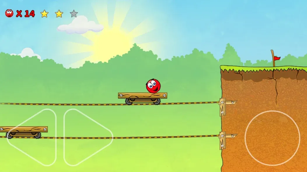 Red Ball 3: Jump for Love! Bou (Ред Болл 3)  [МОД Unlocked] Screenshot 1