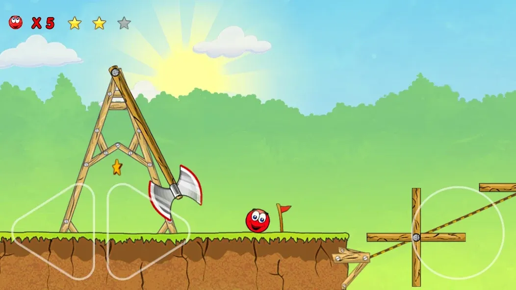 Red Ball 3: Jump for Love! Bou (Ред Болл 3)  [МОД Unlocked] Screenshot 4