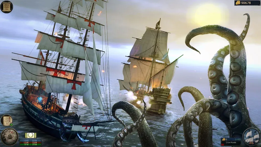 Pirates Flag－Open-world RPG (Темпест)  [МОД Много монет] Screenshot 1