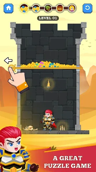 Hero Rescue (Герой Спасения)  [МОД Бесконечные монеты] Screenshot 1