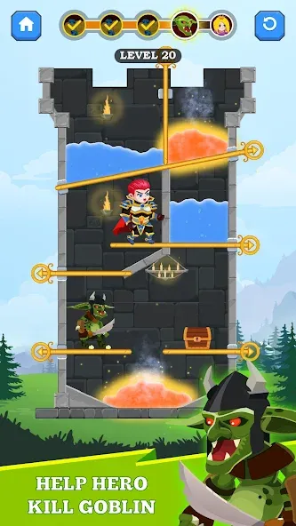 Hero Rescue (Герой Спасения)  [МОД Бесконечные монеты] Screenshot 2