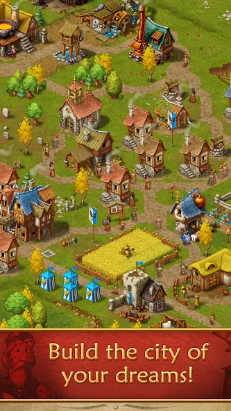 Townsmen  [МОД Меню] Screenshot 2