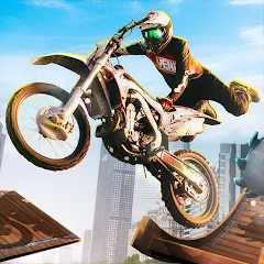 Взломанная Trial Mania: Dirt Bike Games (Трайал Мания)  [МОД Бесконечные деньги] - последняя версия apk на Андроид