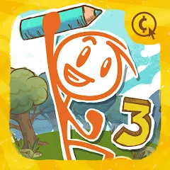 Взломанная Draw a Stickman: EPIC 3 (Нарисуй палочного человечка)  [МОД Меню] - последняя версия apk на Андроид