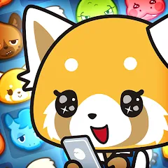 Взломанная Aggretsuko : Match 3 Puzzle (Аггретсуко)  [МОД Много денег] - полная версия apk на Андроид