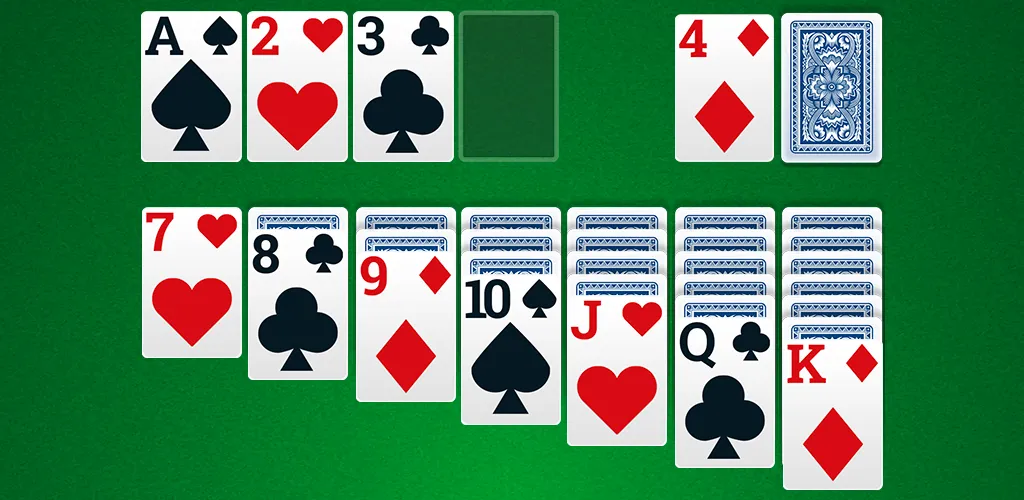 Classic Solitaire - Klondike (Солитер Клондайк Классик)  [МОД Unlocked] Screenshot 1