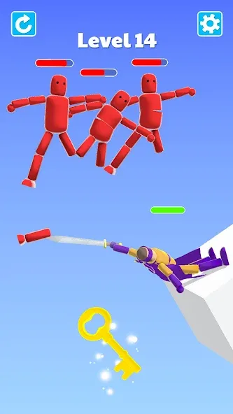 Ragdoll ninja: Imposter hero (Рагдолл Ниндзя)  [МОД Unlimited Money] Screenshot 3