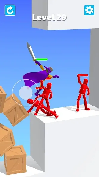 Ragdoll ninja: Imposter hero (Рагдолл Ниндзя)  [МОД Unlimited Money] Screenshot 5