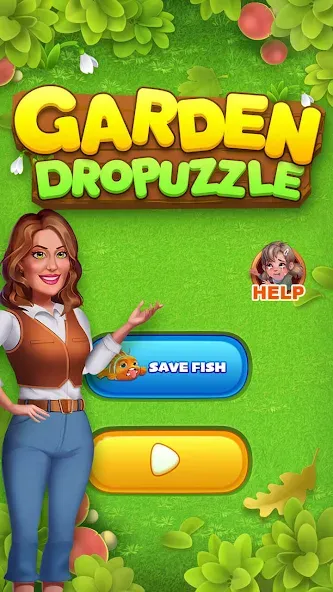 Garden Dropuzzle (Гарден Дропазл)  [МОД Menu] Screenshot 1