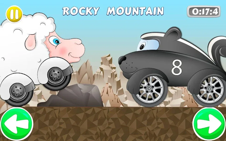 Racing car game for kids  [МОД Unlimited Money] Screenshot 3