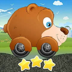 Взломанная Racing car game for kids  [МОД Unlimited Money] - последняя версия apk на Андроид